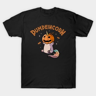 Pumpkincorn Funny Cute Spooky T-Shirt